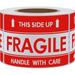 2x3 Inch Handle with Care This Side Up Fragile Stickers Adhesive Label 300 Per Roll (2x3 inch)