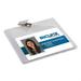 1 PK SICURIX Badge Holder Horizontal 3 x 4 Clear 50/Pack (BAU67840)