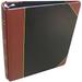 Corporate Records 3 Ring Minute Book: 1/4 Bind Leather Binder 8.5 X 11 200 Round Hole Minute Paper