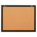 1 PK AbilityOne 7195016511298 SKILCRAFT Quartet Cork Board 24 x 18 Natural Tan Surface Black Aluminum Frame