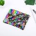 SRstrat High-Capacity Colorful Sequin Pencil Case Box Storage for Kids Girls School Gift Student Sequins Large Capacity Pencil Case Bag Stationery Zipper Pouch Bag