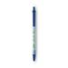 2 PK BIC Ecolutions Clic Stic Ballpoint Pen Retractable Medium 1 mm Blue Ink Clear Barrel Dozen (CSEM11BE)