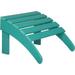 Adirondack Ottoman Patio Footrest 13.5 Inch Folding Footstool For Adirondack Chair (Turquoise)