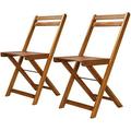 folding patio bar chairs 2 pcs foldable outdoor wooden bar stool set of 2 lawn chair for deck backyard balcony solid wood acacia