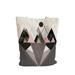 Canvas Tote Bag Leaves Flower Pattern Symbol Reusable Shoulder Grocery Shopping Bags Handbag Handbag Canvas bag for travel and shopping