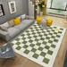 Plaid Rug Green And White Checkered Area Rug Indoor Outdoor Rugs Carpet For Living Room Dining Room Bedroom 4 x 6