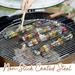 Fnochy Room Decor Grilling Basket - Set Of 1 Heavy Duty Stainless Steel Kebab BBQ Grill Box Tool