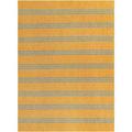 Unique Loom Jill Zarin Outdoor Anguilla Area Rug 7 10 x 10 0 Rectangular Yellow and Aqua