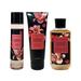 Bath and Body Works Raspberry & Pink Lily Set of 3 - Fragrance Mist - Body Cream - Shower Gel - Full Size