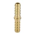 Uxcell Brass 5/16 to 5/16inch Straight Hollow Barb Hose Fitting