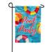 America Forever Summer Pool Party Garden Flag Life is Better at the Pool 12.5 x 18 inch Double Sided Lifebuoy Float Ball Fun in the Sun Yard Outdoor Decorative Summertime Enjoy Pool Flag