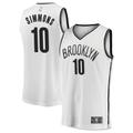 Ben Simmons Men's Fanatics Branded White Brooklyn Nets Fast Break Custom Replica Jersey - Association Edition