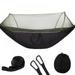 Camping Hammock with Mosquito Net Lightweight Portable Hammock Hold Up to 200kg Parachute Nylon Hammocks with Tree Straps And Heavy Carabiner for Backpacking Travel Backyard Beach