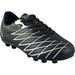 Vizari Unisex-Kid s Youth and Junior Boca Firm Ground (FG) Soccer Shoe | Color - Black / White | Size - 13.5