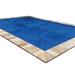 In The Swim 16 x 24 Standard Blue Rectangle Solar Pool Cover 8 Mil For Solar Heating Above Ground Pools and Inground Pools 8MIL 16X24RECT