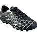 Vizari Unisex-Kid s Youth and Junior Boca Firm Ground (FG) Soccer Shoe | Color - Black / White | Size - 11.5