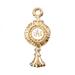 Gold Over Sterling Silver Monstrance Lapel Pin