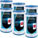 Pool Filter [Set of 6] Type A/C Pool Filter Cartridge Compatible with Intex Filter Pump Replacement Pool Filters for Above Ground Pools