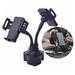 Universal Dual Head Cup Phone Holder SUV Car Cup Flexible Cellphone Mount Stand