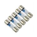 5 Pack 50 AMP Platinum Plated Fast-Blow Glass Car Audio AGU Fuse with LED for Car Auto Marine Audio Stereo