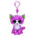 TY Beanie Boos - SOPHIE the Multi-Color Cat (3 Key Clip) (NO TY HANG TAG) Plush