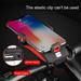 Bicycle light cell phone holder 4-in-1 bicycle cell phone holder LED bicycle headlight USB charger with horn waterproof for 4-6.3 inch smartphones