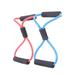 2 PCS Gym 8 Word Chest Developer Rubber Latex Resistance Bands Pulling Rope Exercise Stretch Fitness Yoga Tube