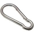 SNAP SPRING CLIP CARBINE HOOK ( CARABINER ) 12MM 1/2 INCH ZP STEEL ( pack of 20 )