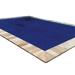 In The Swim 16 x 24 Premium Plus Blue/Black Rectangle Solar Pool Cover 12 Mil For Solar Heating Above Ground Pools and Inground Pools EXBK1624REC