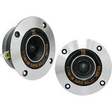 MR DJ HDT800S Pair 4 Speaker Size 400 Watt High Compression Aluminum Titanium Bullet Super Tweeter for Car Van ATV UTV Marine Boat Motorcycle Motorsports and Competition