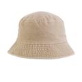 Wendunide 2024 Clearance Sales Hat Bucket Hat Sun Hat Womens Unisex Double Side Wear Reversible Bucket Hat Trendy Cotton Twill Canvas Sun Fishing Hat Fashion Cap Khaki