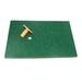 Golf Practice Mat Launch Pad Backyard Home Practicing Exercising Swing Hitting Artificial Green Grass with Rubber Tee - 30x20cm