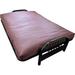 Leather Look Futon Covers Mattress Protector Slipcovers (Burgundy Full Size 6X54x75 In)
