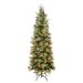 First Traditions™ 6 ft. Virginia Pine Slim Tree with LED Lights - 6 ft