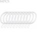 5 Colors Metal Drapery Curtain Rings Hanging Rings For Curtains And Rods Drape Sliding Eyelet Rings 84PCS WHITE