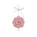 COFEST Immortal Flower Single Car Pendant Rose Finished Dried Flower Rearview Mirror Decoration Rose Plant Car Accessories Ornaments Car Decorations Interior Aesthetic Pink