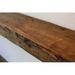 Rustic Fireplace Mantel Floating Solid Wood Shelf - Reclaimed Barn Wooden Beam Wall Decor (Unfinished 12 W X 8 D X 2.75 H)