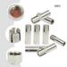 (100) Drop-In 1/4-20 In Concrete Expansion Anchor 5/8 Drill Zinc Plated 1/2-13 304 Stainless Steel