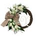 New Year Reset! Dvkptbk 26 Letters Decorative Wreath Door Hanging Home Simulation Tuliper Rattan Ring Wall Decoration Window Decoration