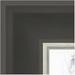10x29 Inch Black Picture Frame This 2.00 Inch Custom MDF Poster Frame is Black Velvet with Silver - 2 - Comes with Economy and Corrugated Backing (2WOMBW285-1231-10x29)