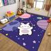 Space Area Rug For Boys Room Universe Outer Space Rugs For Kids Bedroom Space Carpet Solar System Galaxy Planet Throw Rugs 3 x 4