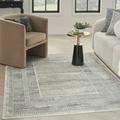 Nourison Glam Geometric Ivory Multicolor 7 10 x 9 10 Area Rug (8x10)