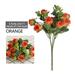 New Year Reset! Dvkptbk Artificial 5-pronged Rose Simulation False Silk Bouquet Rural Small Fresh Decorative False Flowers