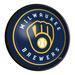 Milwaukee Brewers 18'' Round Slimline Illuminated Wall Sign