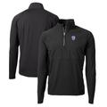 Men's Cutter & Buck Black Pac-12 Gear Adapt Eco Knit Hybrid Recycled Quarter-Zip Pullover Top