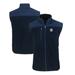 Men's Cutter & Buck Navy SEC Gear Helmet Cascade Eco Sherpa Fleece Full-Zip Vest