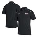 Men's adidas Black Mississippi State Bulldogs Coaches AEROREADY Polo