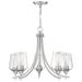 Savoy House Essentials Octave 23" Wide Satin Nickel 5-Light Chandelier