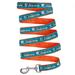 Miami Dolphins Satin Dog Leash, Small, 6 ft., Teal