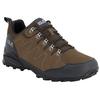 Wanderschuh JACK WOLFSKIN "REFUGIO TEXAPORE LOW M", Gr. 45, braun, Leder, Textil, sportlich, Schuhe, wasserdicht